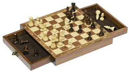 Goki Μαγνητικό Σκάκι από Ξύλο με Πιόνια 25x25cm