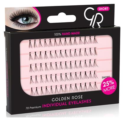 Golden Rose Individual False Eyelashes Short