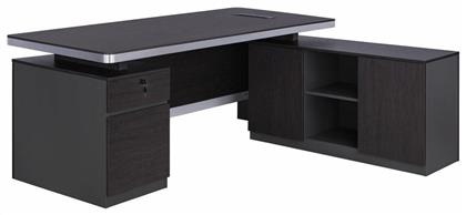 Γωνιακό Επαγγελματικό Γραφείο Rosewood 180x160x76εκ. Καφέ