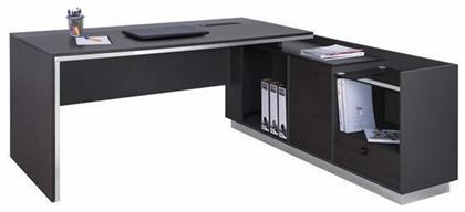 Γωνιακό Επαγγελματικό Γραφείο Rosewood 200x170x76εκ.