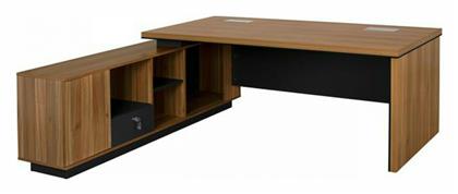 Γωνιακό Επαγγελματικό Γραφείο Supreme 199x180x76εκ. Φυσικό