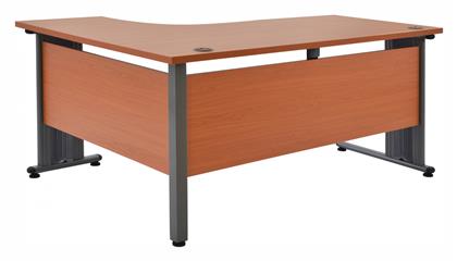 Γωνιακό Επαγγελματικό Γραφείο Valden 160x120x75εκ. Καφέ
