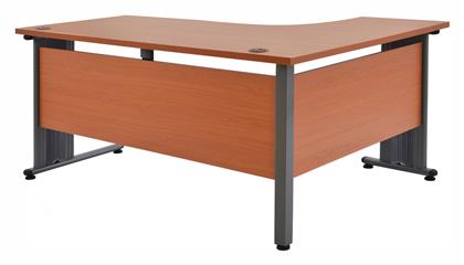 Γωνιακό Επαγγελματικό Γραφείο Valden 160x120x75εκ. Καφέ