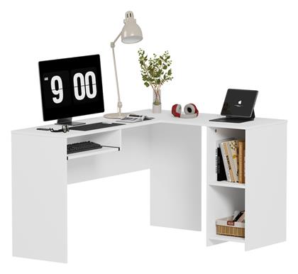 Γωνιακό Γραφείο Shig 140x120x75εκ. Λευκό