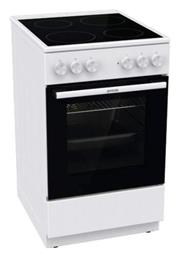 Gorenje Ελεύθερη με Κεραμικές Εστίες Λευκή GEC5A61WG 740527