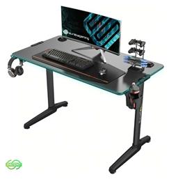 Γραφείο Gaming I44 με Μεταλλικά Πόδια Black 112x60x76.5εκ. από το Polihome