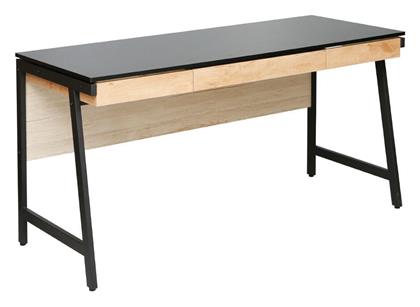 Γραφείο Nest 140x58x75εκ. Φυσικό Μαύρο