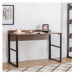 Γραφείο Rana 120x60x78.8εκ. Καρυδί - Μαύρο