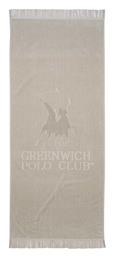 Greenwich Polo Club 3734 Πετσέτα Θαλάσσης Εκρού 170x70εκ.