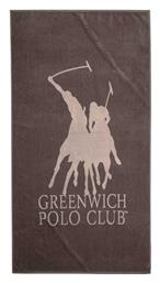 Greenwich Polo Club 3786 Πετσέτα Θαλάσσης Καφέ 170x90εκ.