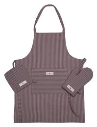 Greenwich Polo Club Essential Ποδιά Κουζίνας με Γάντι και Πιάστρα 80x65cm 3τμχ