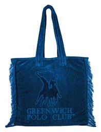 Greenwich Polo Club Υφασμάτινη Τσάντα Θαλάσσης με Καπέλο Μπλε