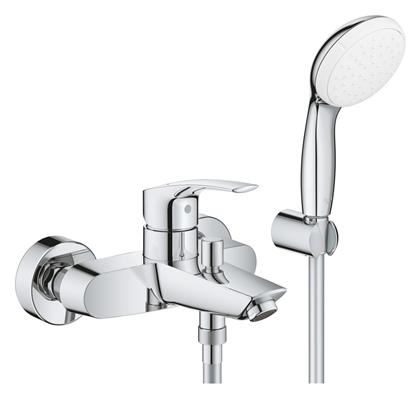 Grohe Eurosmart Αναμεικτική Μπαταρία Μπανιέρας Πλήρες Σετ Ασημί