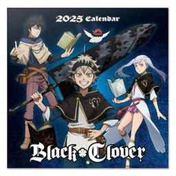 Grupo Erik Black Clover Ημερήσιο Επιτοίχιο Ημερολόγιο 2025 30x30εκ.