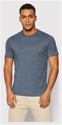 Guess Ανδρικό T-shirt Μπλε Μονόχρωμο