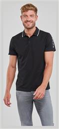 Guess Ανδρικό T-shirt Polo Μαύρο