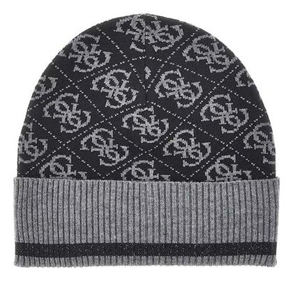 Guess Beanie Γυναικείος Σκούφος Πλεκτός σε Μαύρο χρώμα