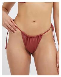 Guess Bikini String με Κορδονάκια Μπορντό