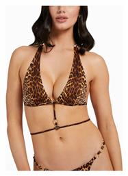 Guess Bikini Τριγωνάκι Animal Print Καφέ