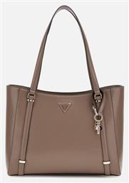 Guess Elite Γυναικεία Τσάντα Tote Χειρός Dark Taupe