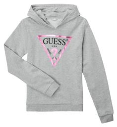 Guess Fleece Παιδικό Φούτερ με Κουκούλα Γκρι από το Spartoo