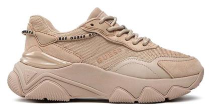 Guess Γυναικεία Chunky Sneakers Μπεζ