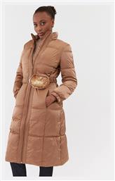Guess Μπουφάν Puffer Καφέ