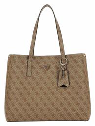 Guess Meridian HWSG8778230 Γυναικεία Τσάντα Tote Χειρός Μπεζ από το Notos