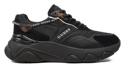 Guess Micola Γυναικεία Chunky Sneakers Μαύρα από το Spartoo