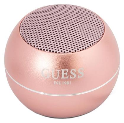 Guess Mini Ηχείο Bluetooth 3W με Διάρκεια Μπαταρίας έως 4 ώρες Ροζ από το Designdrops