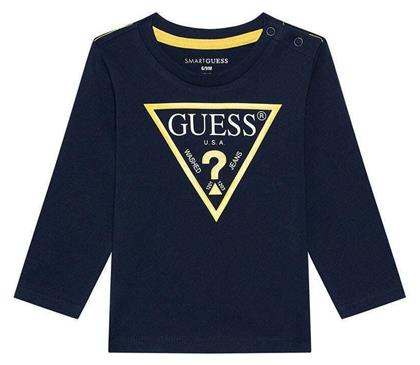 Guess Παιδική Χειμερινή Μπλούζα Μακρυμάνικη Navy Μπλε από το Modivo