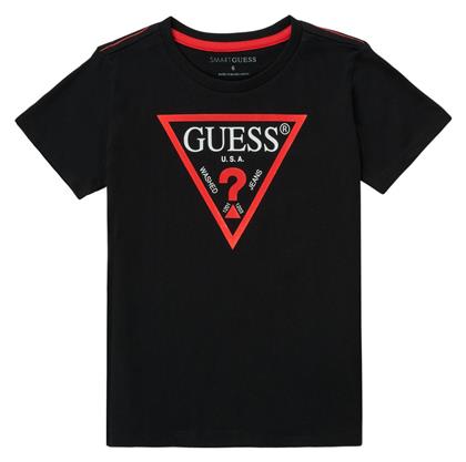 Guess Theronn Παιδικό T-shirt Μαύρο