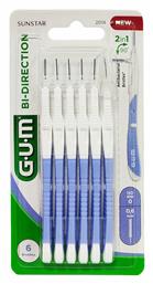 GUM Bi-Direction Μεσοδόντια Βουρτσάκια με Λαβή 0.6mm Μωβ 6τμχ από το Pharm24