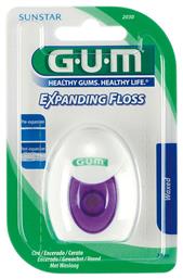 GUM Expanding Floss Κερωμένο Οδοντικό Νήμα 30m