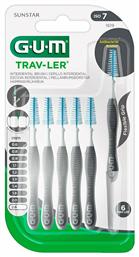 GUM Trav-ler Μεσοδόντια Βουρτσάκια 2.6mm Μαύρα 6τμχ από το Pharm24