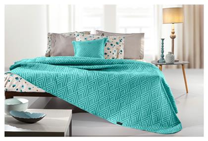 Guy Laroche Curves Σετ Κουβερλί Υπέρδιπλο Microfiber Petrol 220x240cm 2τμχ