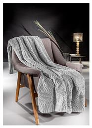 Guy Laroche Ριχτάρι Πολυθρόνας Crusty 130x170εκ. Silver Σετ
