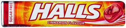 Halls Καραμέλες με Γεύση Κανέλα Χωρίς Ζάχαρη 32gr