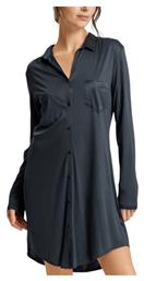 Hanro Χειμερινό Γυναικείο Νυχτικό Γκρι