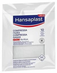 Hansaplast Med Αποστειρωμένες Γάζες 10x10cm 10τμχ από το Pharm24