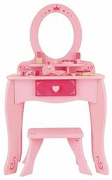 Hape Dresser Table and Stool Girl's Vanity Παιδική Τουαλέτα Ομορφιάς Ροζ