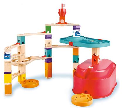 Hape Παιχνίδι Κατασκευών Ξύλινo Quadrilla Marble Run για Παιδιά 4+ Ετών