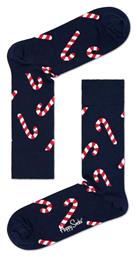 Happy Socks Candy Cane Ανδρικές Χριστουγεννιάτικες Κάλτσες Μπλε 1 Pack