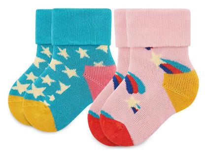 Happy Socks Παιδικές Κάλτσες Μακριές 2 Ζευγάρια