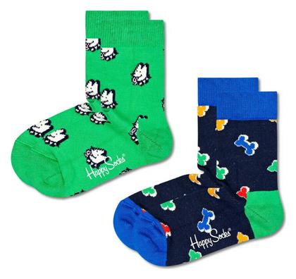 Happy Socks Παιδικές Κάλτσες Μακριές Πολύχρωμες 2 Ζευγάρια