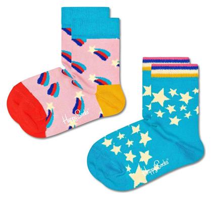 Happy Socks Παιδικές Κάλτσες Μακριές Shooting Star 2 Ζευγάρια