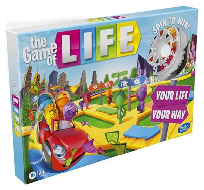 Hasbro Επιτραπέζιο Παιχνίδι Game Of Life για 2-4 Παίκτες 8+ Ετών από το BlablaToys