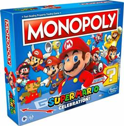 Hasbro Επιτραπέζιο Παιχνίδι Monopoly Super Mario Celebration για 2-6 Παίκτες 8+ Ετών