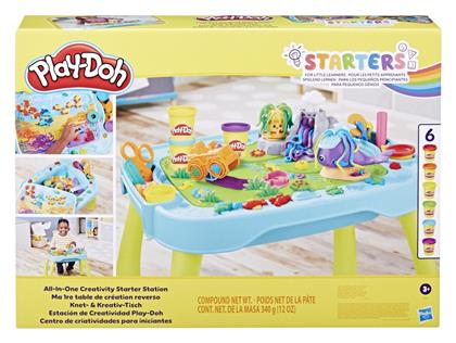 Hasbro Play-Doh Πλαστελίνη - Παιχνίδι My First Play Table για 3+ Ετών, 6τμχ