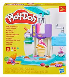 Hasbro Play-Doh Rainbow Swirl Ice Cream για 3+ Ετών, 5τμχ